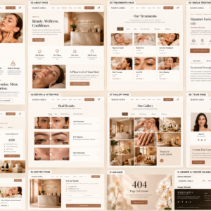 MAISON AUREA — Luxury Beauty & Wellness Elementor Website Pack